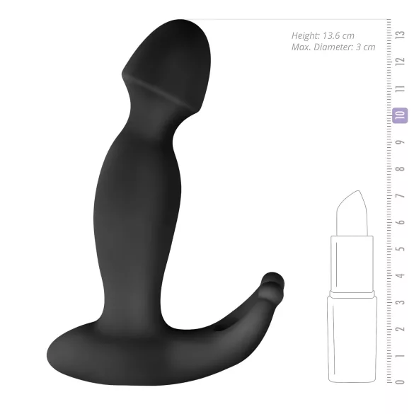 Easytoys Pounding Pete - prostatos masažuoklis - vibratorius - juodas