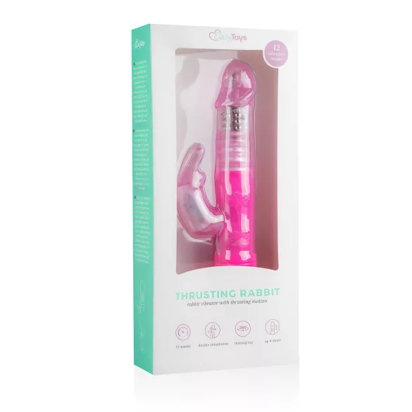 EasyToys Bunny - stūmoklinis vibratorius (rožinis)