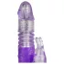 Easytoys Bunny - triušio ausų vibratorius - sukinėjasi, stūmuoja - violetinis