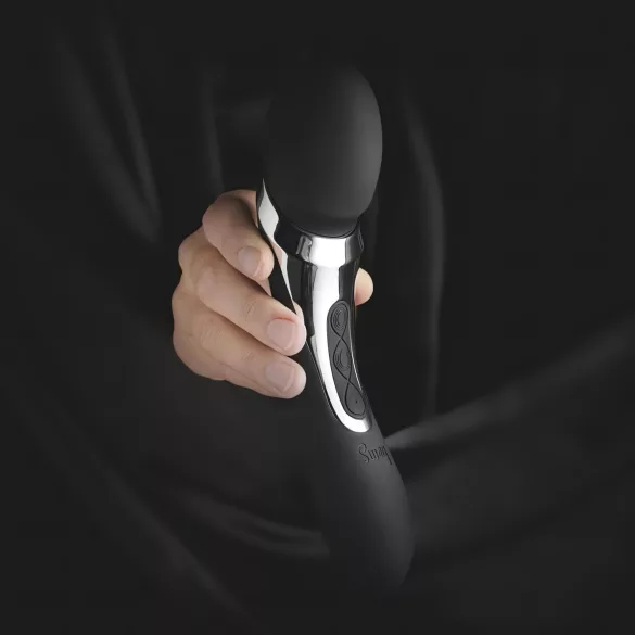 Sway No.1 Wand - vibratorius masažuoklis 2in1 įkraunamas juodas