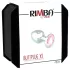 Rimba XS - sidabrinis metalinis analinis kaištis su rožiniu akmenuku