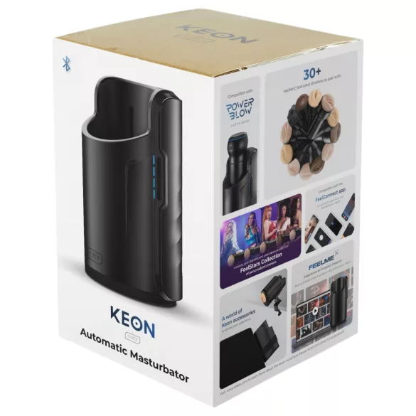 Kiiroo Keon - automatinis masturbatorius - WiFi priedas - juodas