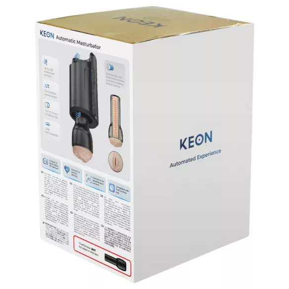 Kiiroo Keon - automatinis masturbatorius - WiFi priedas - juodas