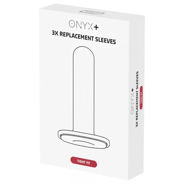 Kiiroo Onyx - vyrų masturbatorius įdėklas - siauras - 3 vnt - balta