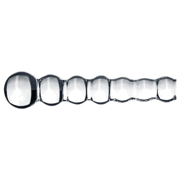 Gildo Glass No. 20 - stiklinis dildo su burbuliukais - skaidrus