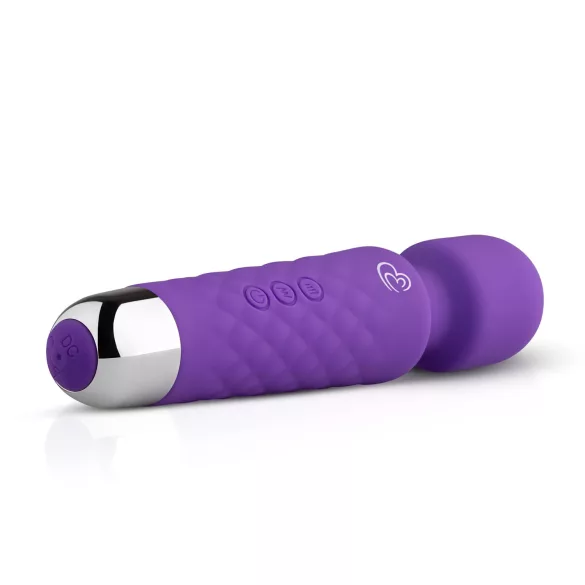 EasyToys - mini wand masažuoklis vibratorius - įkraunamas - violetinis