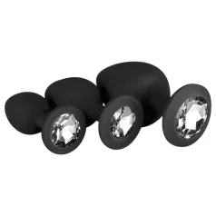 Easytoys Diamond - analinių kaiščių rinkinys - juodas