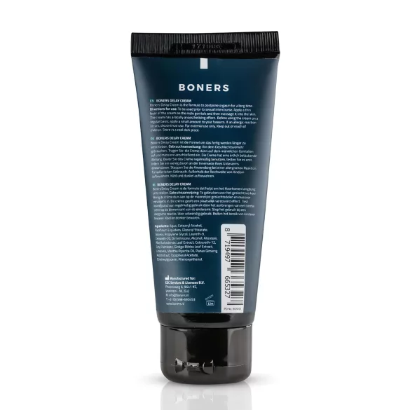 Boners Essentials Delay - kremas erekcijos atidėjimui vyrams - 100 ml