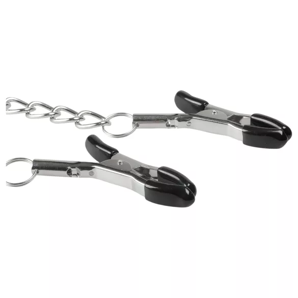 EasyToys - krūtinės spenelių segtukai su grandinėle - 2 vnt