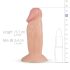 Tikroviškas Fantazijos Archi - natūralus dildo - 11,5 cm