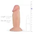 Real Fantasy Archi - realistiškas dildo - 11,5 cm - kūno spalvos