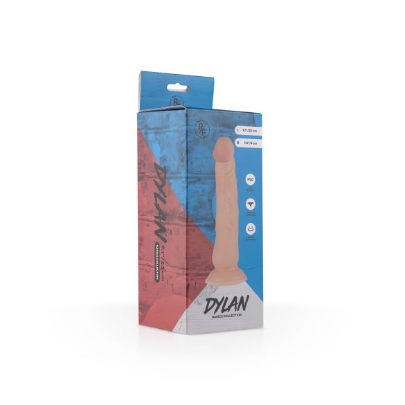 Real Fantasy Dylan - realistiškas dildo - 23 cm - kūno spalvos