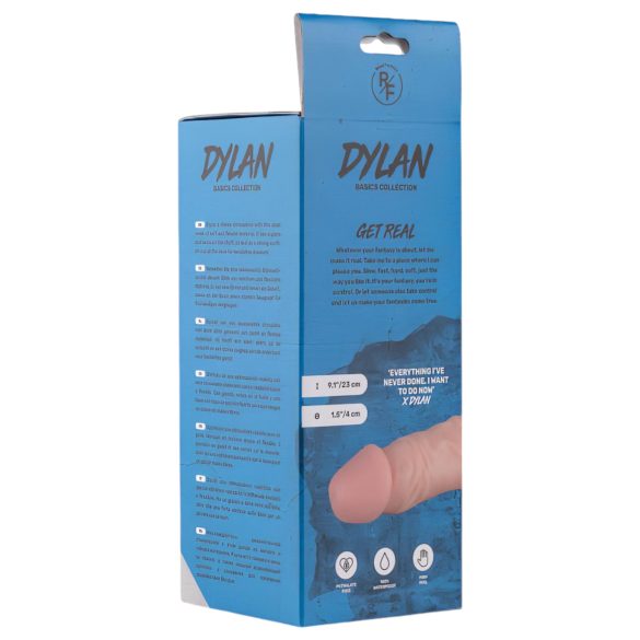 Real Fantasy Dylan - realistiškas dildo - 23 cm - kūno spalvos