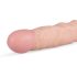 Real Fantasy Scott - tikroviškas dildo - 25 cm (natūralus)