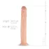 Real Fantasy Shawn - realistiškas didelis dildo - 35 cm - kūno spalvos