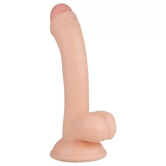   Real Fantasy Vince - dildo su sėklidėmis - 19,5 cm - kūno spalvos