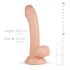 Real Fantasy Vince - dildo su sėklidėmis - 19,5 cm - kūno spalvos