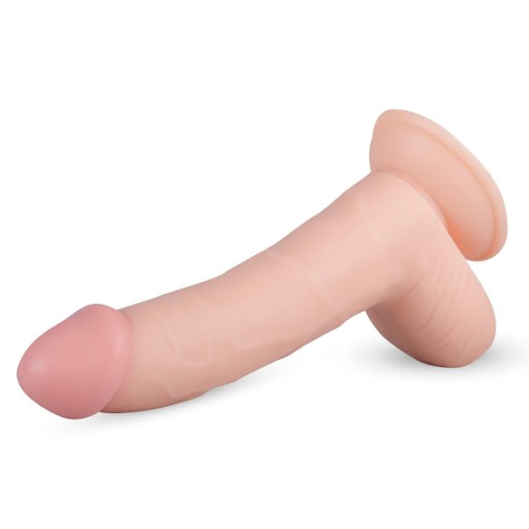 Real Fantasy Cliff - realistiškas dildo su sėklidėmis - 22 cm - kūno spalvos