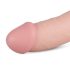 Real Fantasy Cliff - realistiškas dildo su sėklidėmis - 22 cm - kūno spalvos