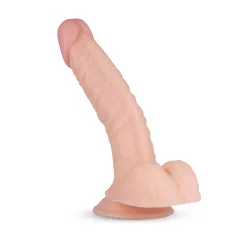   Real Fantasy Derek - tikroviškas dildo su sėklidėmis - 22 cm natūralus