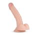 Real Fantasy Derek - tikroviškas dildo su sėklidėmis - 22 cm natūralus