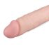Real Fantasy Glynn - tikroviškas dildo su sėklidėmis - 25 cm natūralios spalvos