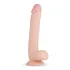 Real Fantasy Elvin - realistiškas dildo su sėklidėmis - 28 cm natūrali spalva