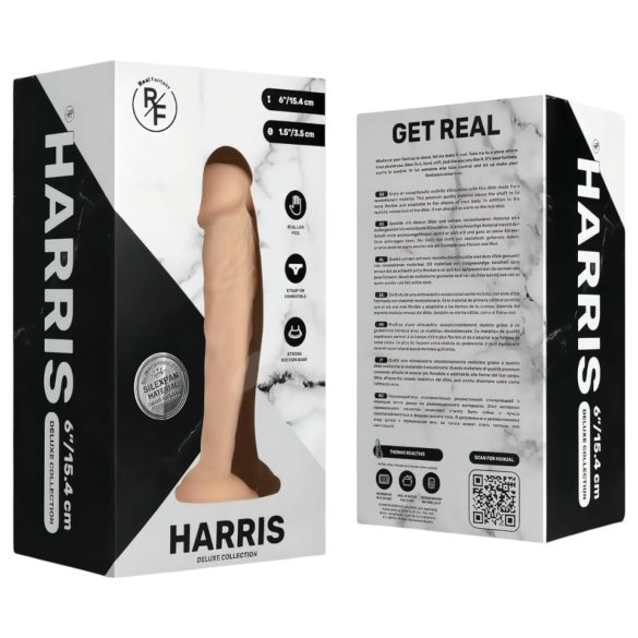 Real Fantasy Harris - realistiškas dildo - 15 cm - kūno spalvos