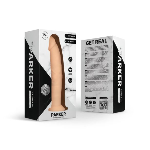 Real Fantasy Parker - realistiškas dildo - 19 cm - kūno spalvos
