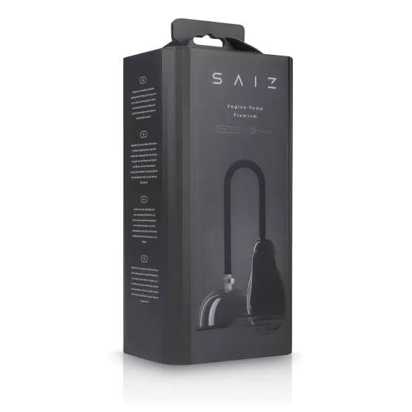Saiz Premium - automatinė penio pompa - permatoma juoda