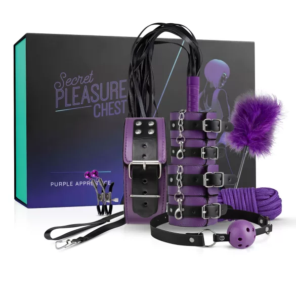 Secret Pleasure Chest - BDSM rinkinys pažengusiems - 14 dalių