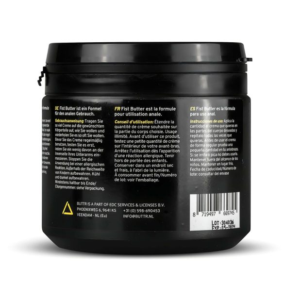 BUTTR - fistingas sviestas - itin slidus lubrikantas - 500 ml