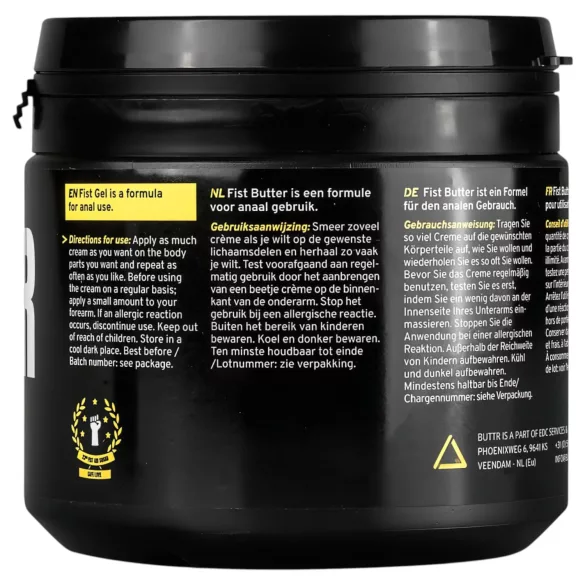 BUTTR Fisting Butter - analinis kumščiavimo lubrikantas sviestas (500 ml)