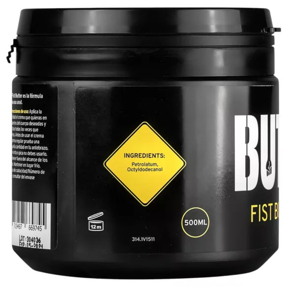 BUTTR Fisting Butter - analinis kumščiavimo lubrikantas sviestas (500 ml)