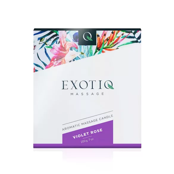 Exotiq - masažinė žvakė - rožių kvapas - 200g