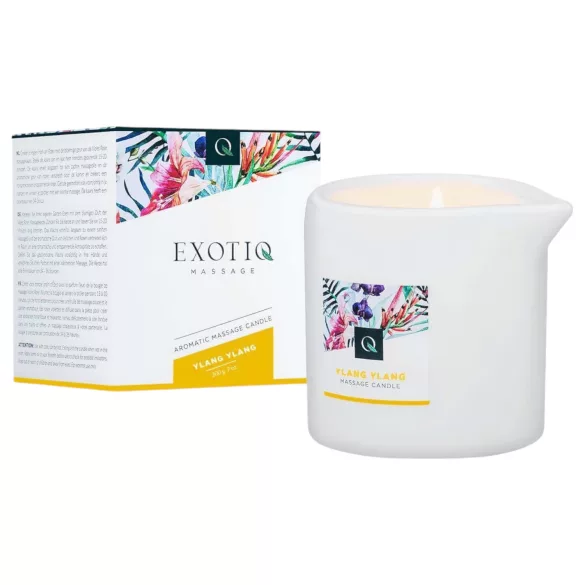 Exotiq - masažinė žvakė - ylang ylang kvapas - 200g