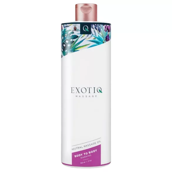 Exotiq - masažo aliejus su šildomuoju efektu - 500ml