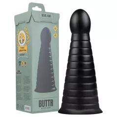 BUTTR Devil Dog - dildo su siurbtuku - juodas