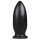 BUTTR Yellow Dog - juodas prisisiurbiantis dildo