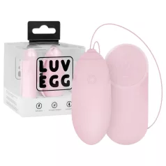   LUV EGG - nešiojamas akumuliatorinis radijo bangomis valdomas vibruojantis kiaušinėlis (rožinis)