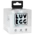 LUV EGG - nešiojamas, akumuliatoriumi maitinamas, radijo bangomis valdomas vibracinis kiaušinėlis (mėlynas)