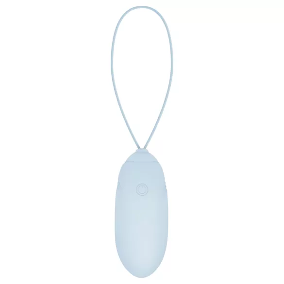 LUV EGG - nešiojamas, akumuliatoriumi maitinamas, radijo bangomis valdomas vibracinis kiaušinėlis (mėlynas)