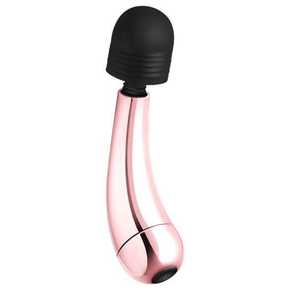 Rosy Gold Mini Kreivė - masažuojantis vibratorius (rožinis auksas)