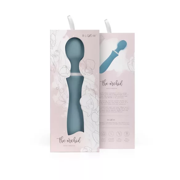 Bloom Orchid Wand - belaidis masažinis vibratorius - turkio spalvos
