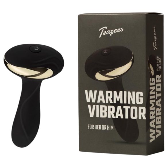 Teazers - analinis vibratorius su šildymo funkcija (juodas)