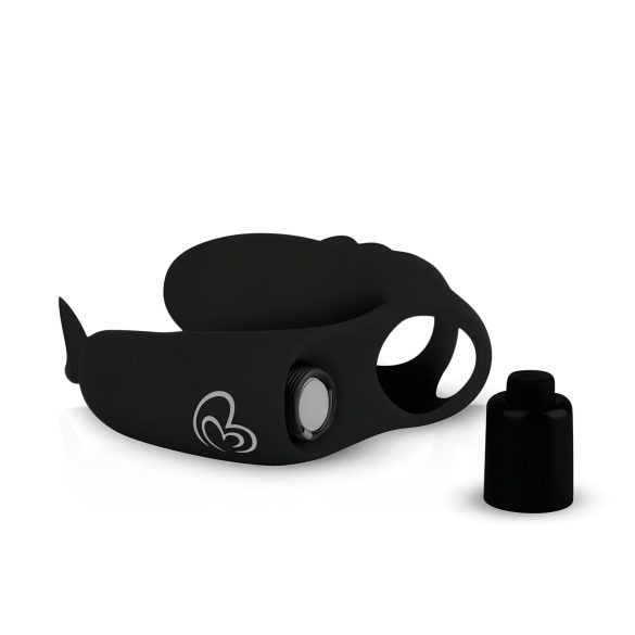 Easytoys Finger - piršto vibratorius 2in1 - juodas