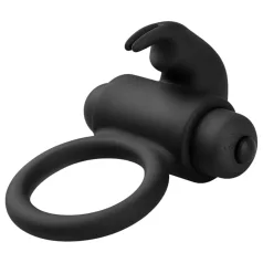 EasyToys Bunny - vibruojantis penio žiedas - juodas