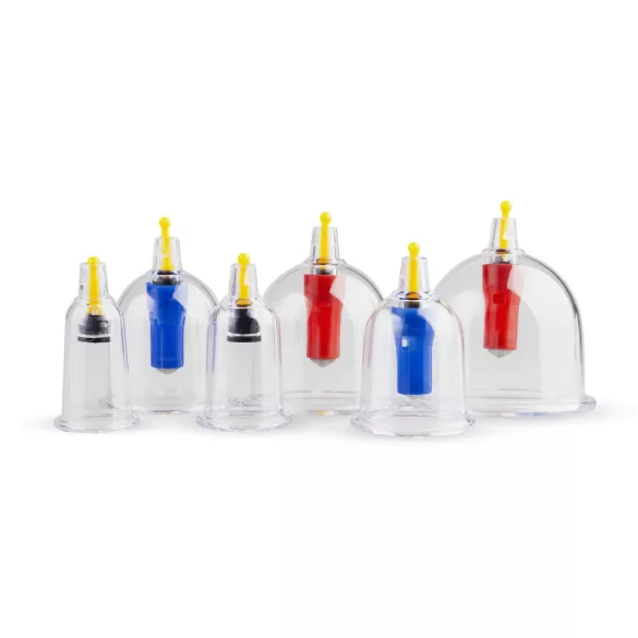 Easytoys - vakuuminiai masažuokliai - 6 dalių rinkinys