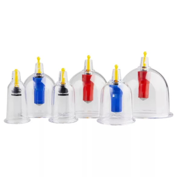 Easytoys - vakuuminiai masažuokliai - 6 dalių rinkinys