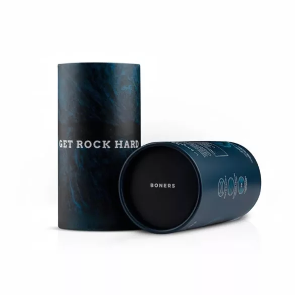 Boners - vibruojantis atviras masturbatorius - pilkas - įkraunamas